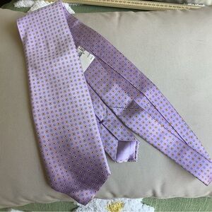 Purple Patterned Men's Tie